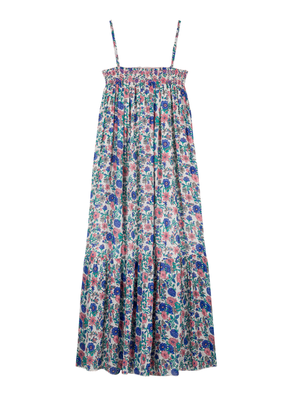 Dress Marcelina blue summer meadow