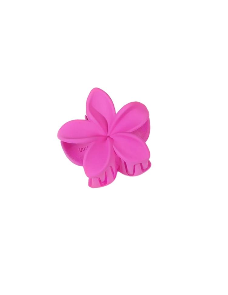 Haarklammer kleine Blume pink
