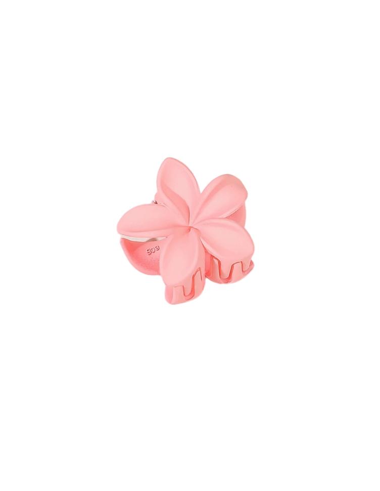 Haarklammer kleine Blume rosa