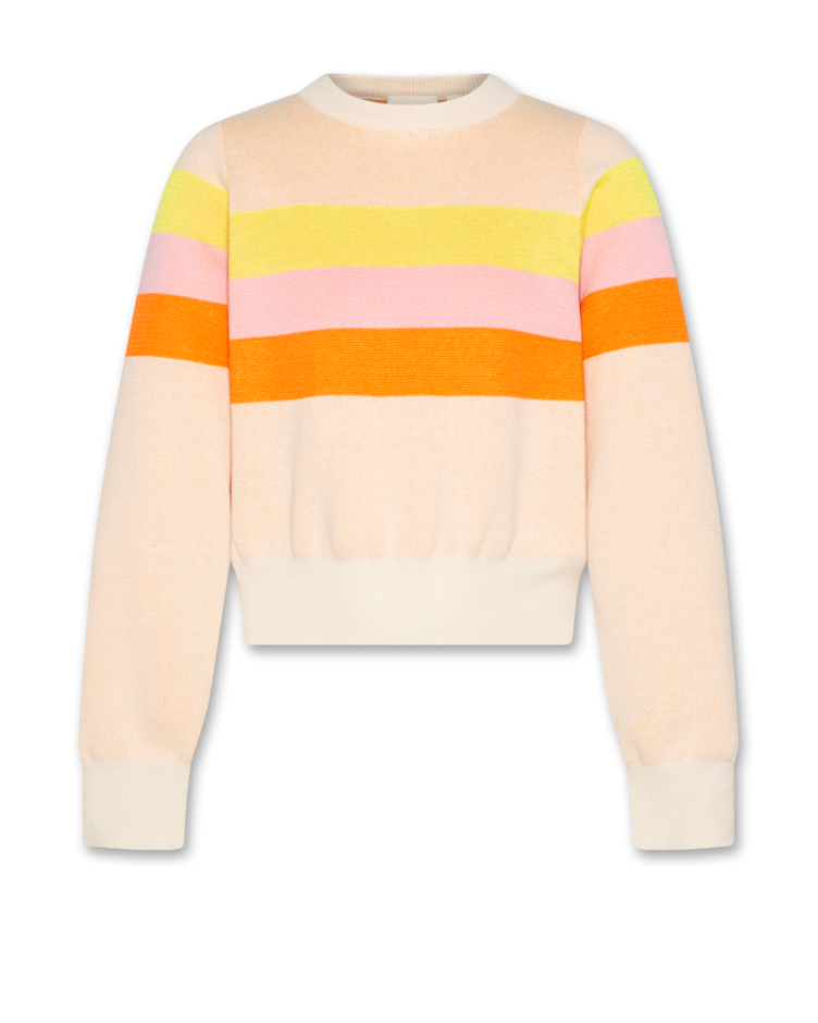 jess c-neck stripe multicolour