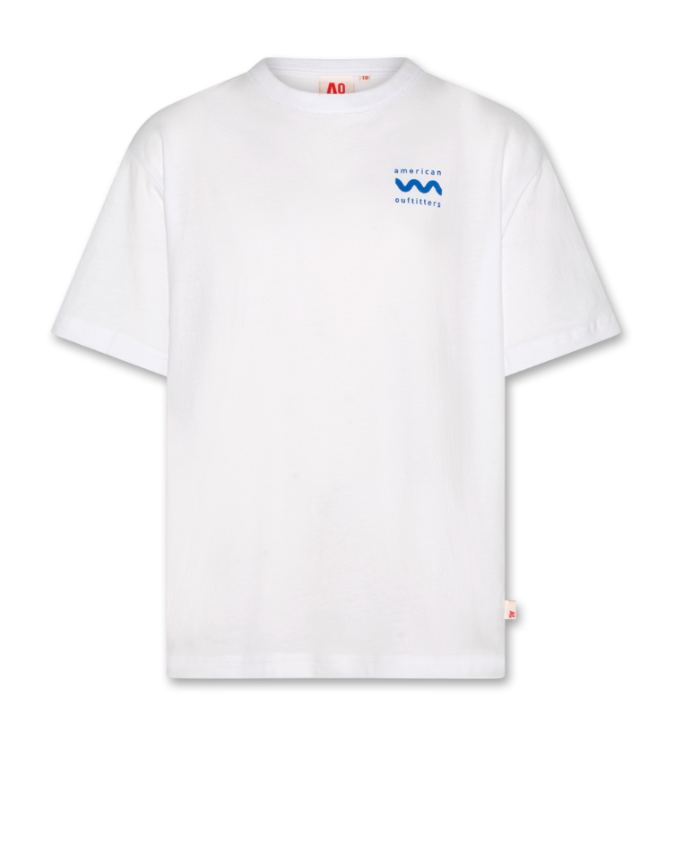 silas t-shirt watamu white
