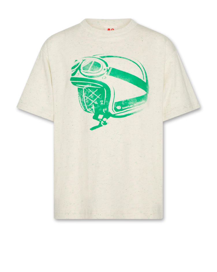 silas t-shirt helmet green