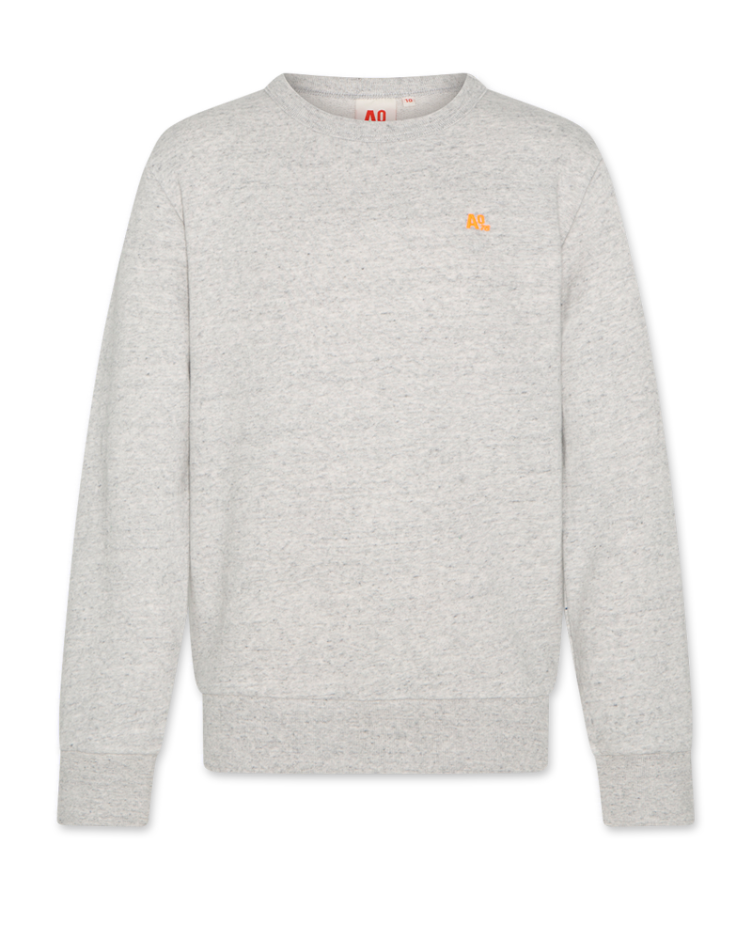 tom sweater logo heather grey