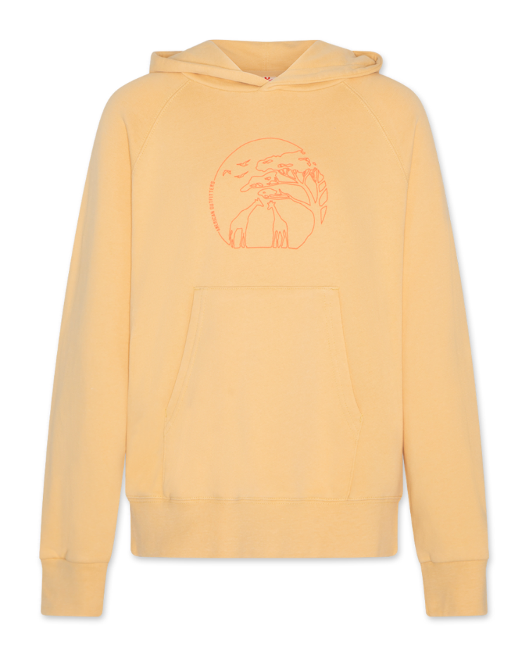 clyde hoodie girafe sandstorm