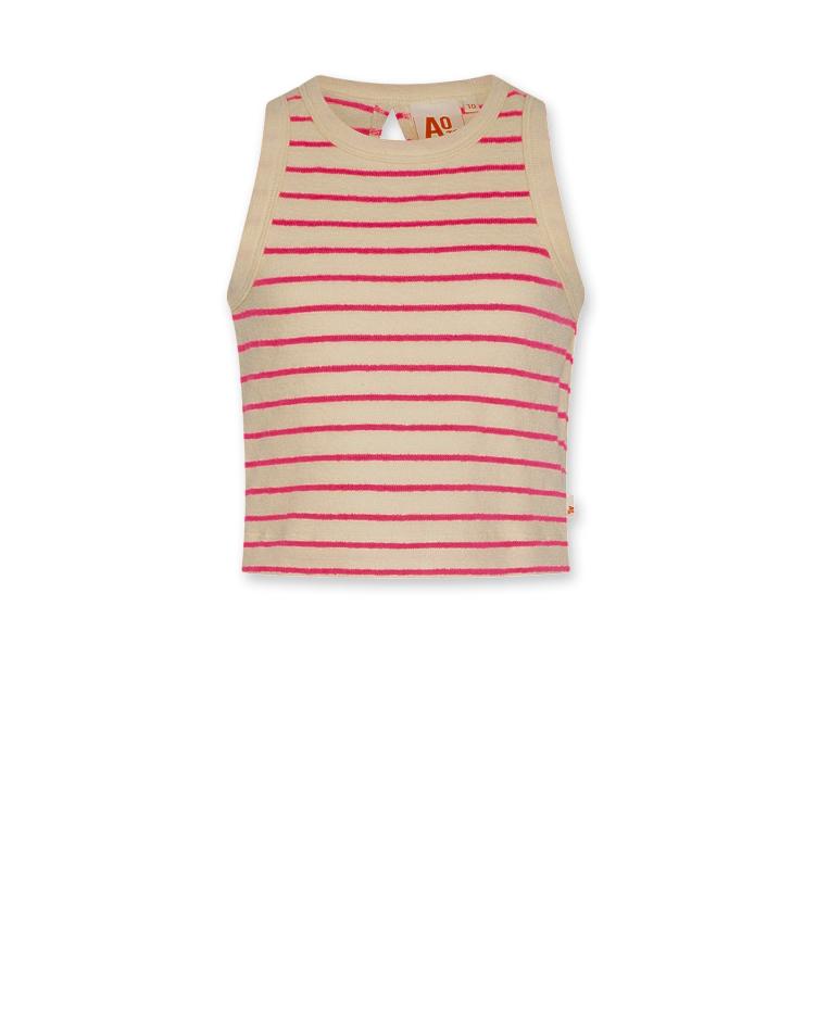 melli t shirt stripe pink