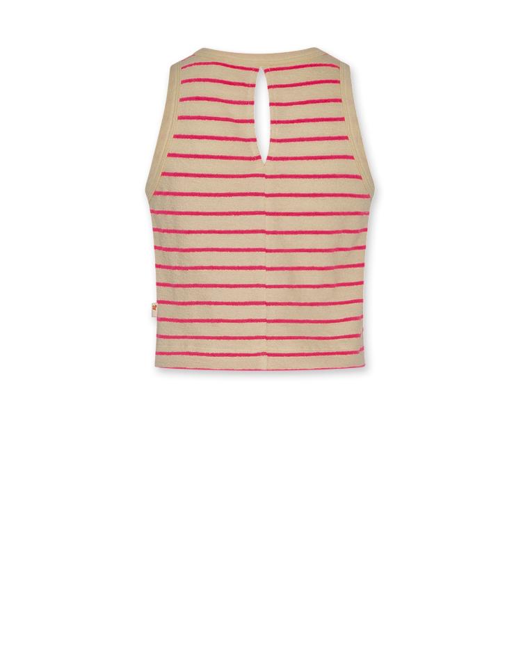 melli t shirt stripe pink - 0