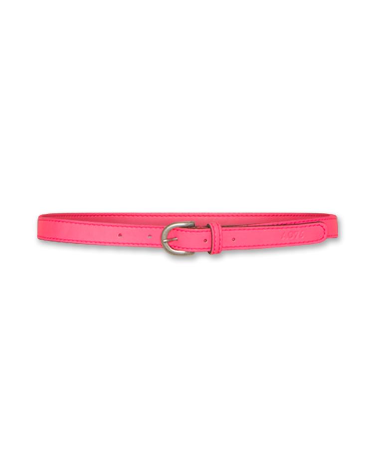small belt fluo pink