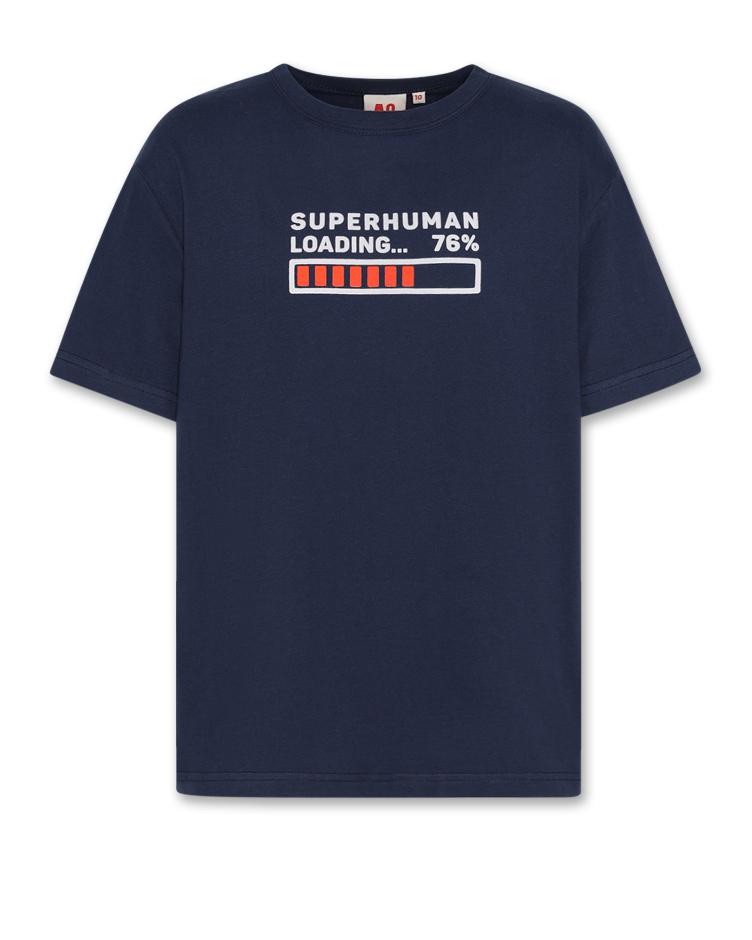 silas oz t shirt human indigo