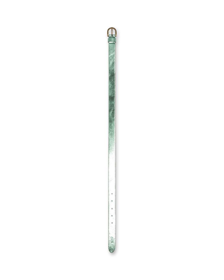 bella belt leather silver