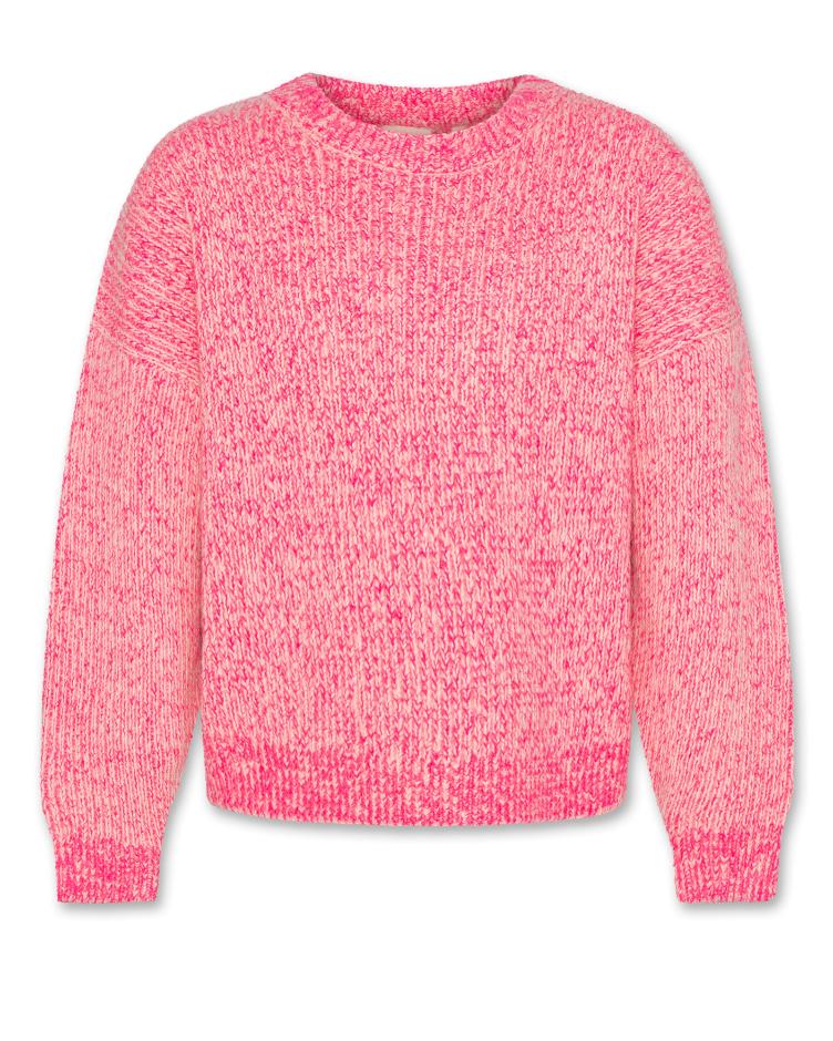 wanda c neck blend fluo pink