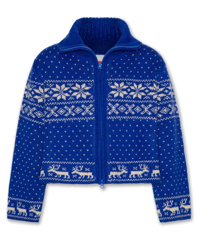 bo cardigan bright blue