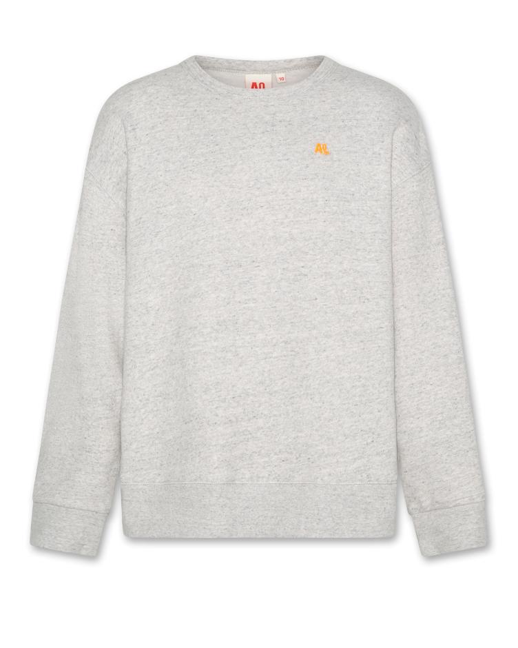 oscar sweater logo heather grey