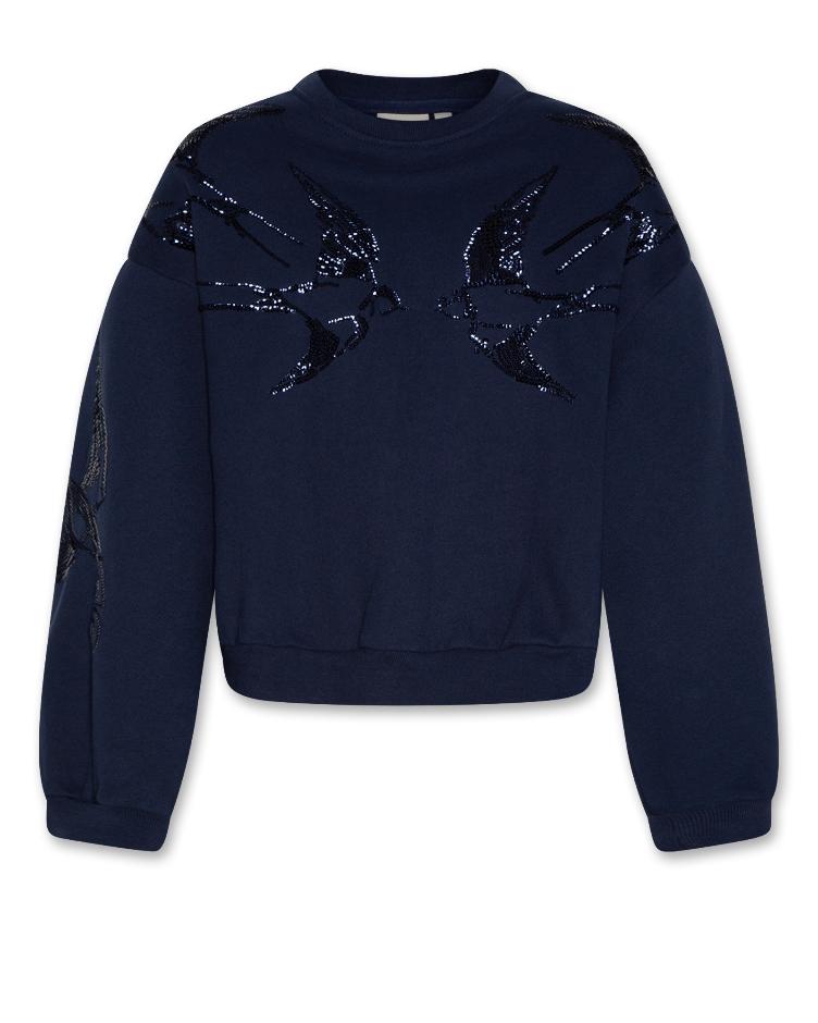 noemi sweater sequin classic navy