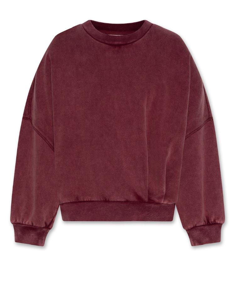 lys sweater square bordeaux