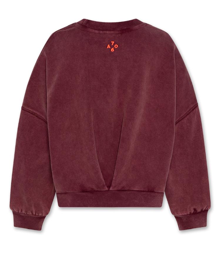 lys sweater square bordeaux - 0