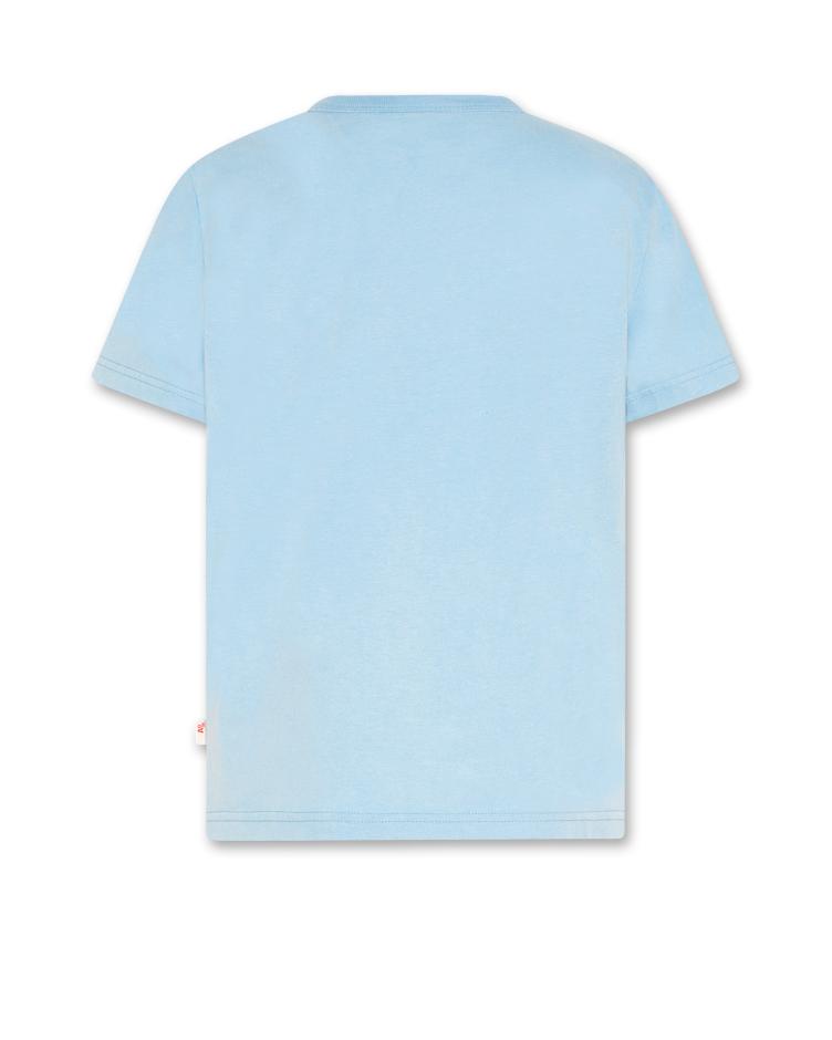 mat t-shirt hot dog sky blue - 0