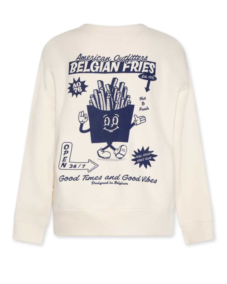 oscar sweater fries ivory - 0