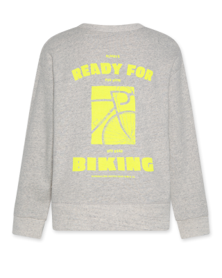 oscar sweater biking grey melange - 1