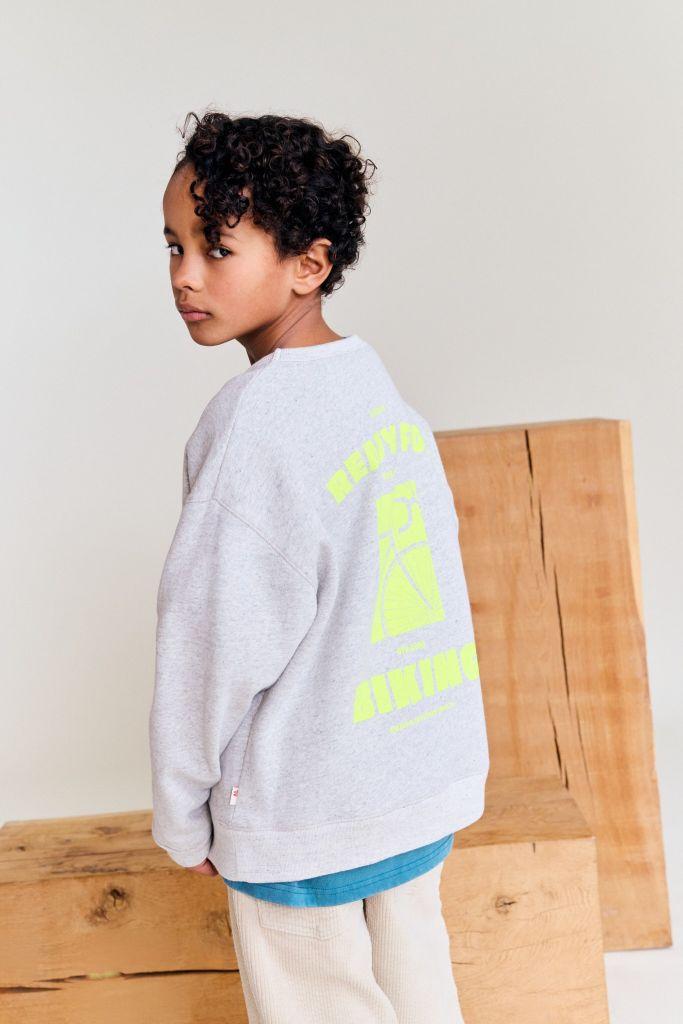 oscar sweater biking grey melange - 0