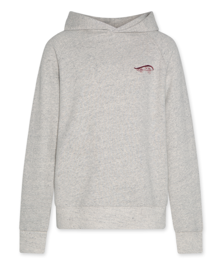 lenny hoodie crew grey melange