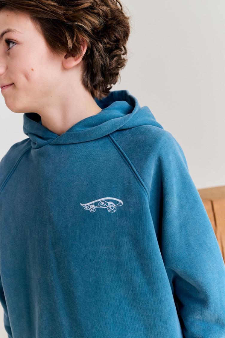 lenny hoodie crew teal - 0