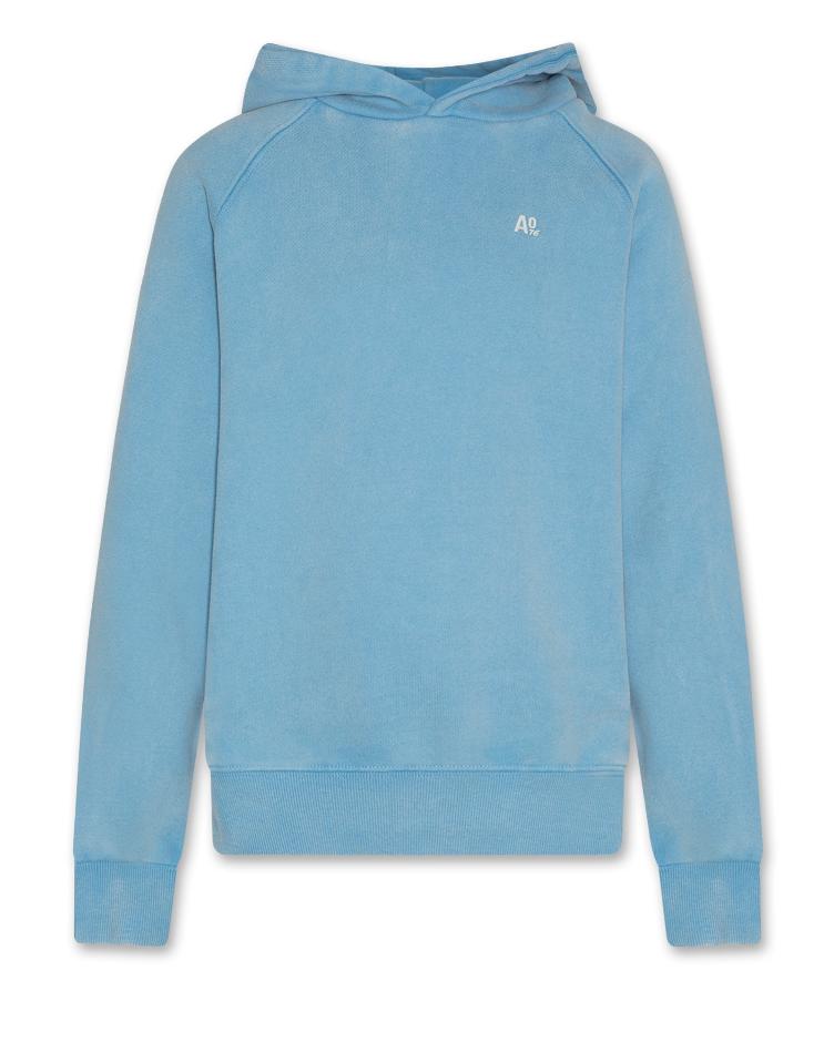 lenny hoodie logo sky blue