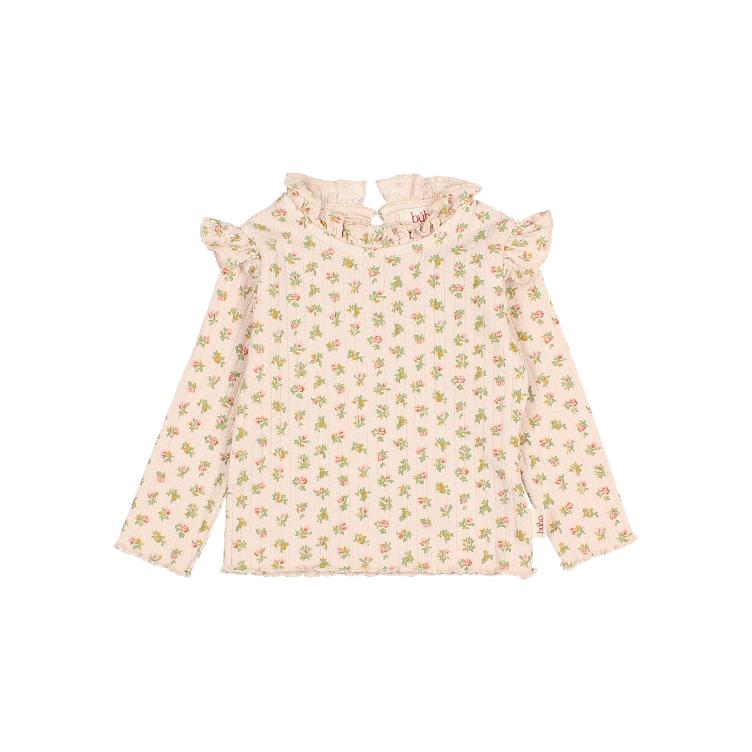 BB cottage rib shirt cream pink