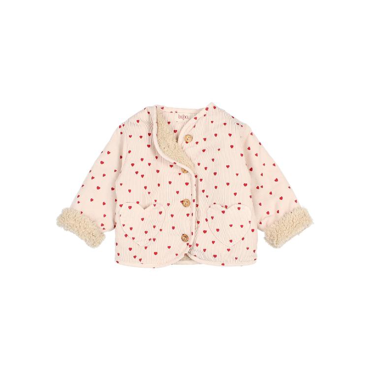 BB mini cuore jacket cream pink - 0