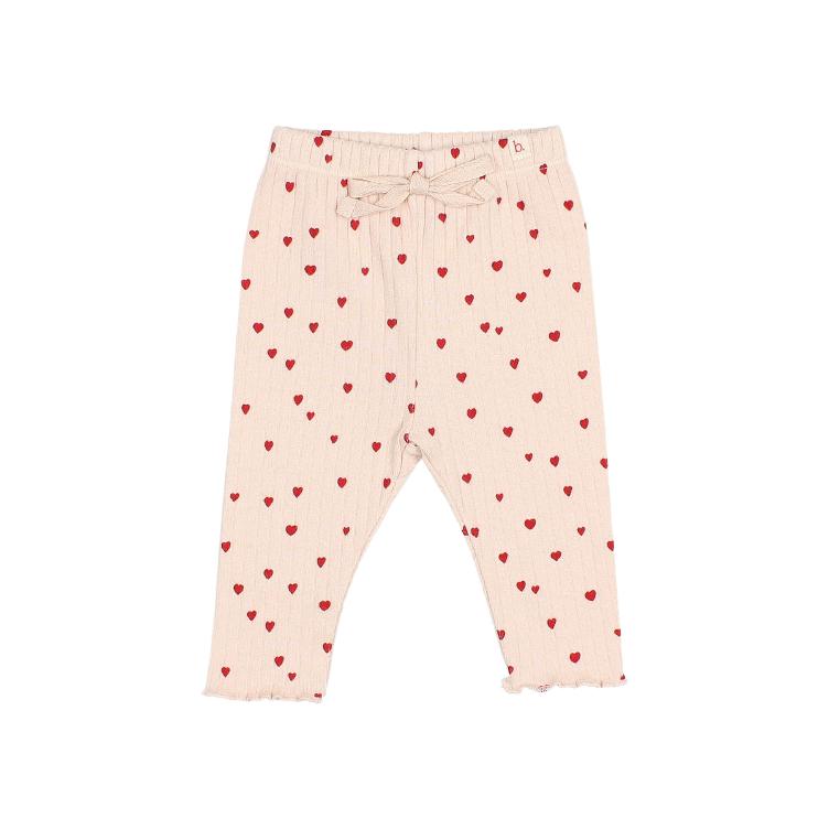 BB mini cuore legging cream pink