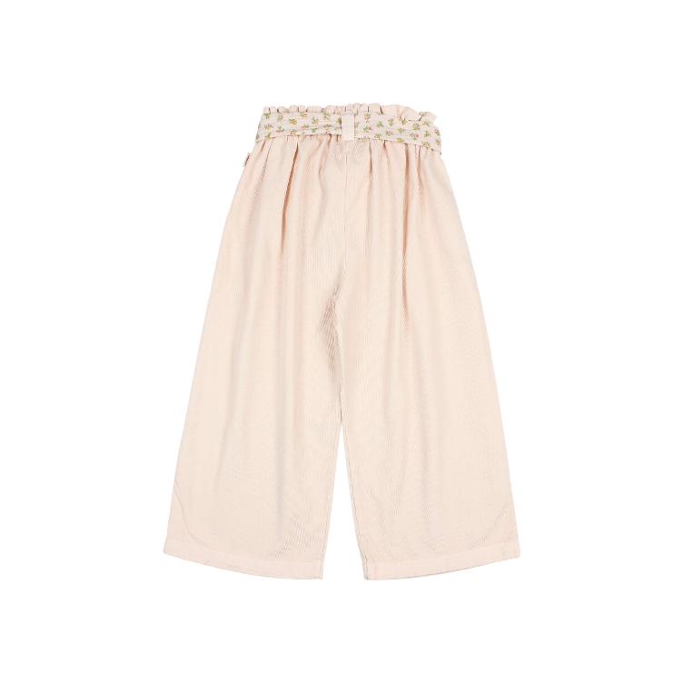 Soft Velour girly pants cream pink - 0