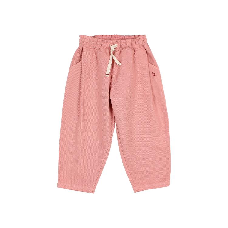 Drill girly pants peony