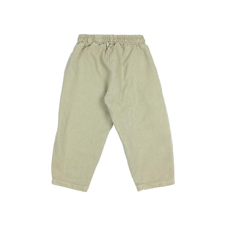Drill pants green tea