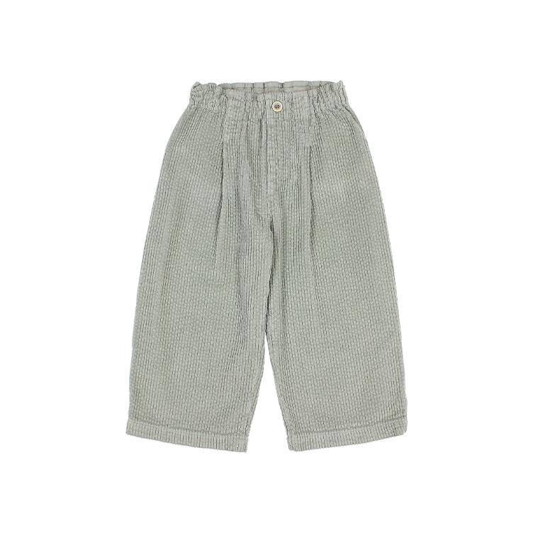 Corduroy girly pants eucalyptus