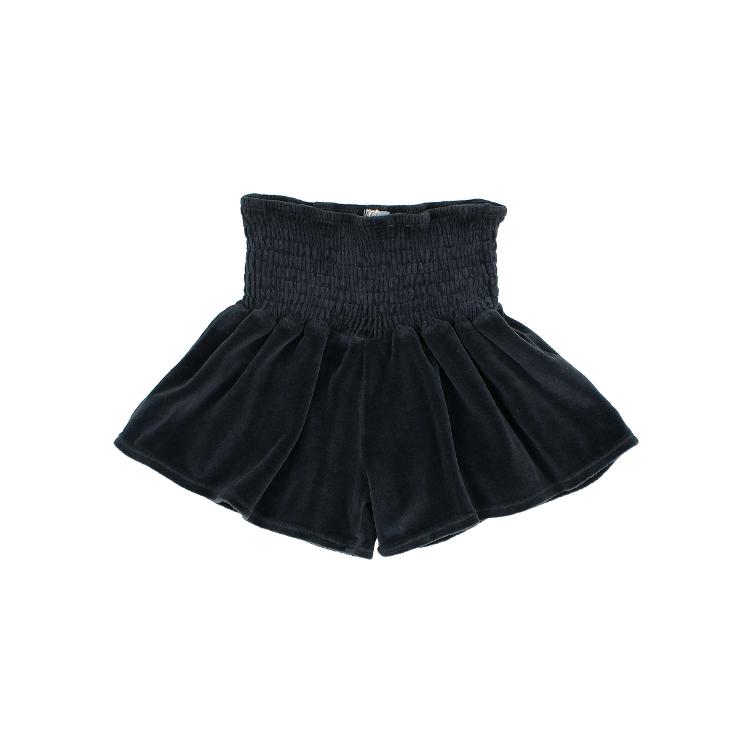 Velvet skirt short whale