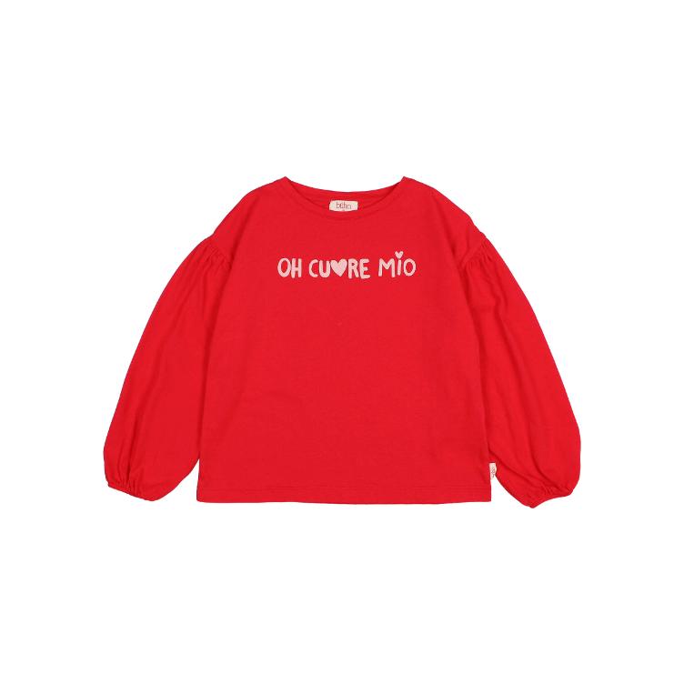 Cuore Tshirt poppy red