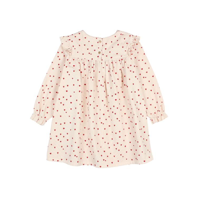 Mini cuore dress cream pink - 0