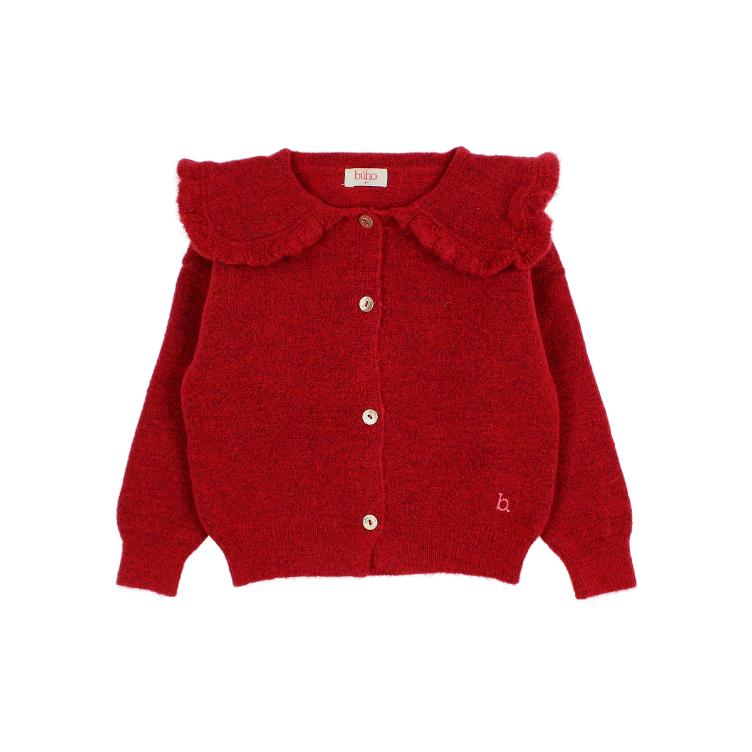 Girly cardigan cherry
