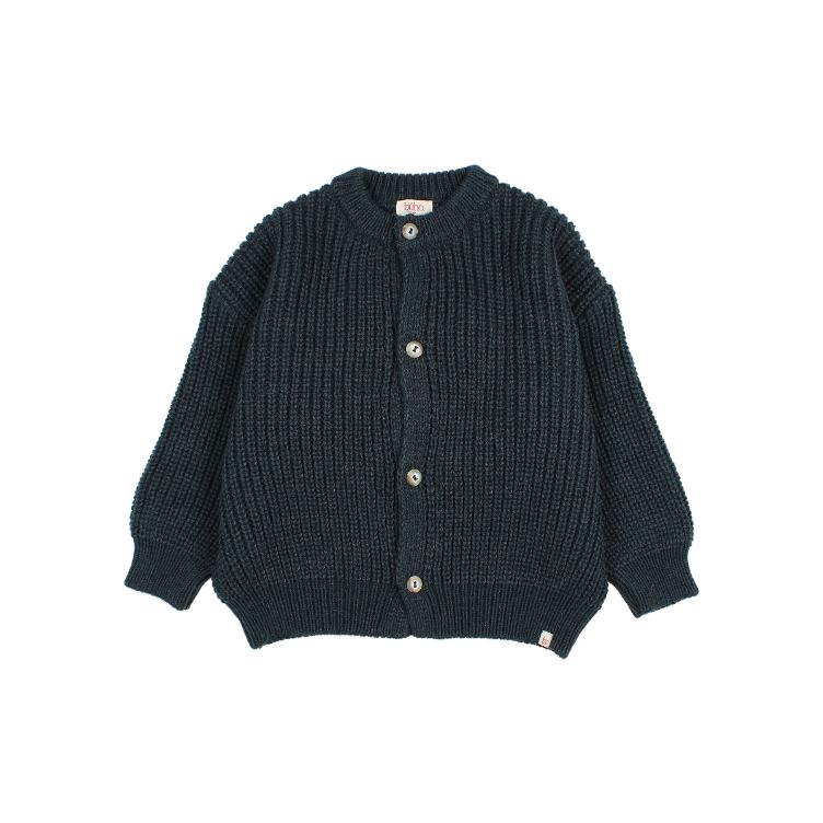Soft knit cardigan whale
