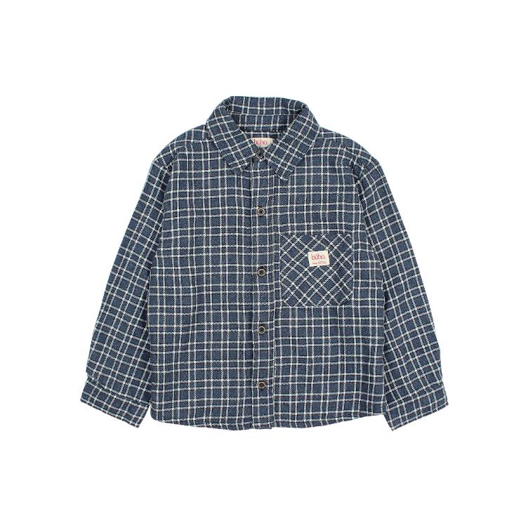 Tartan shirt navy