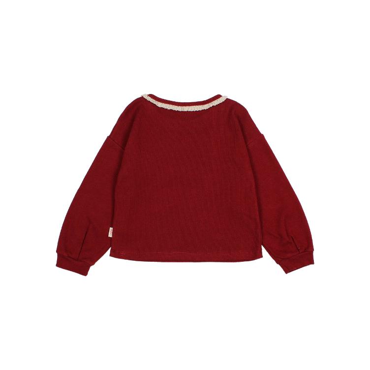 Soft rib girly shirt pomegranate - 0