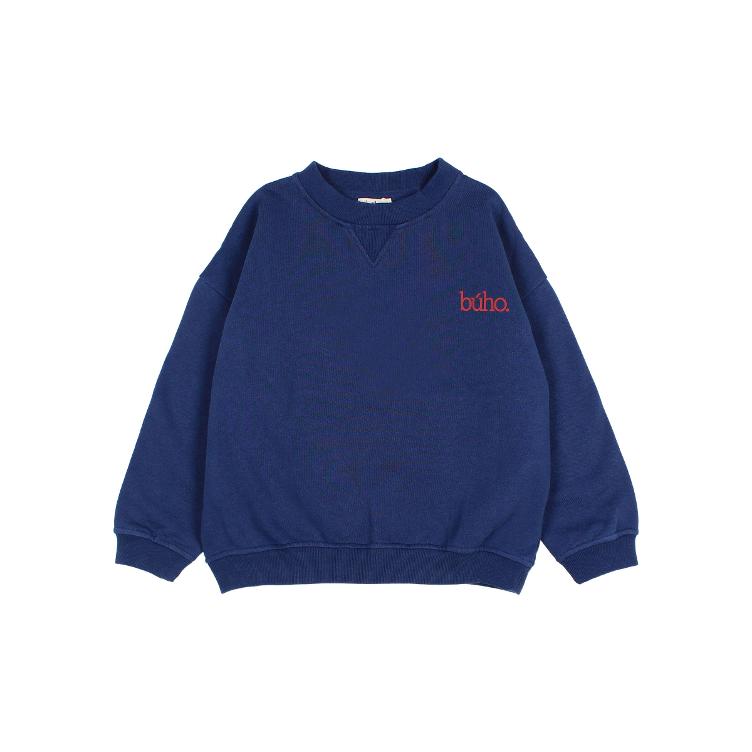 Fleece sweatshirt marine