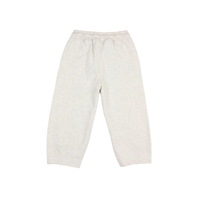 Fleece pants ecru melange - 0
