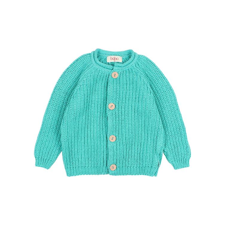 BB cotton cardigan mint