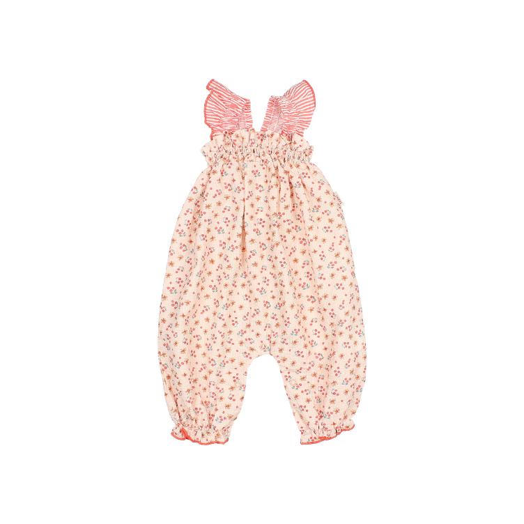 BB picnic jumpsuit coral