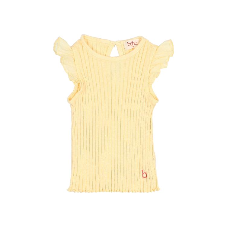 BB rib ruffle tshirt sun
