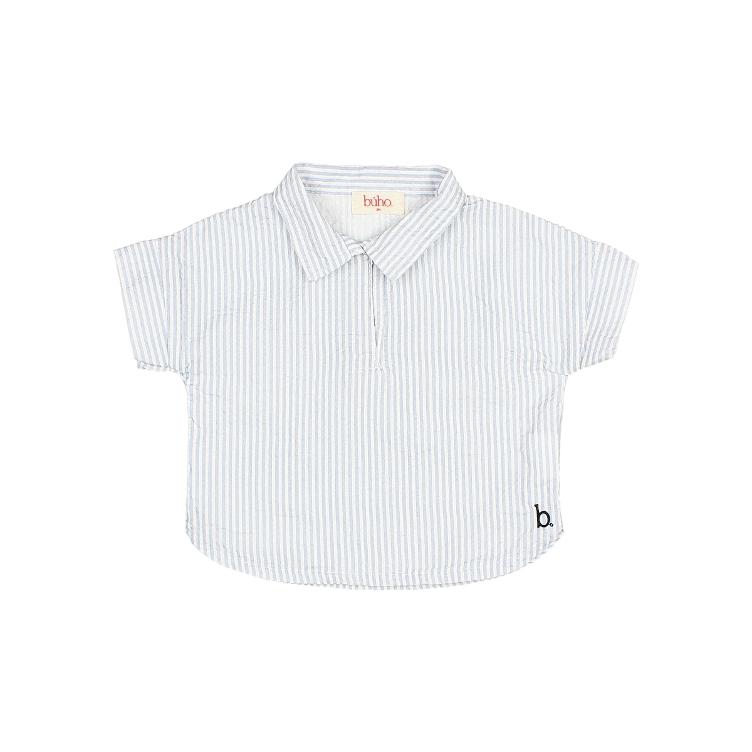 BB stripes shirt sky blue