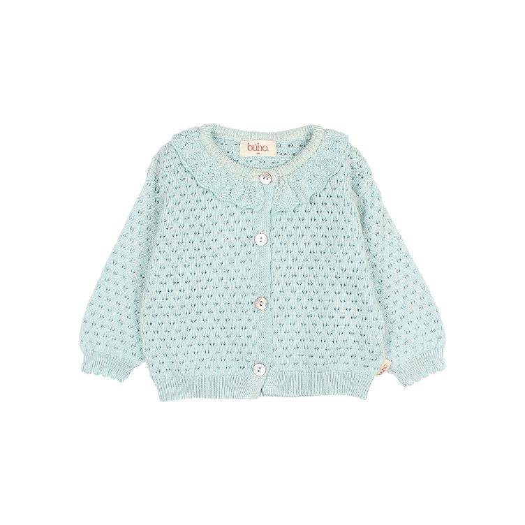 BB boho cardigan aqua