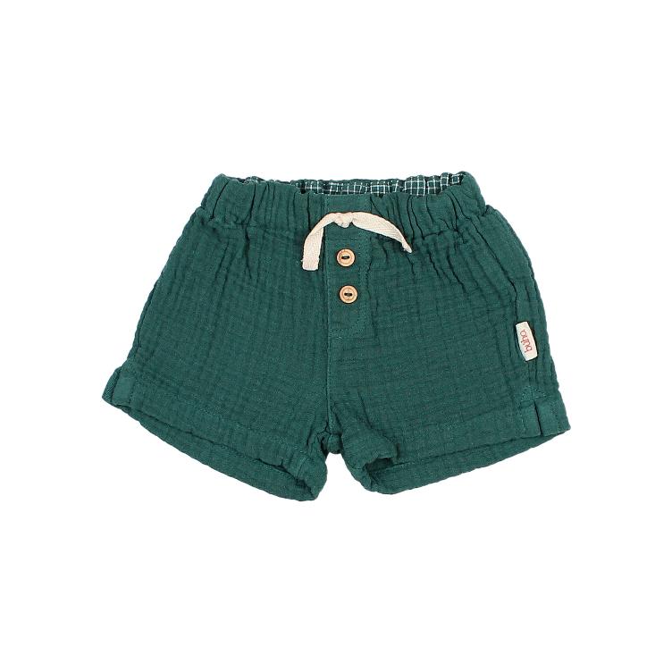 BB muslin shorts green lake