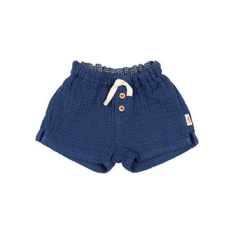 BB muslin shorts navy