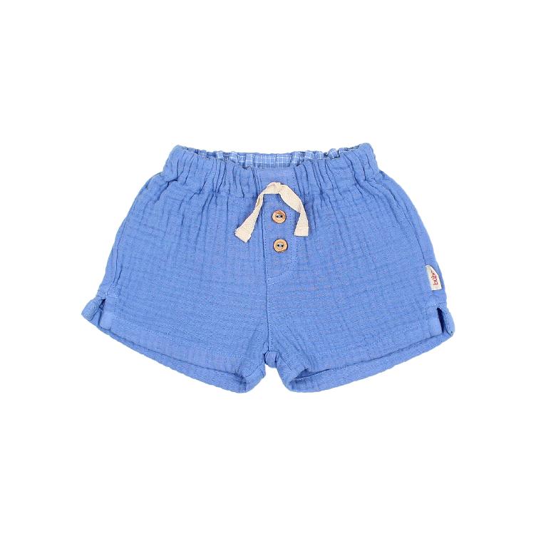 BB muslin shorts ocean blue